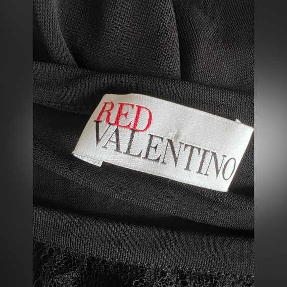 Red Valentino Back mini dress with lace size small - Picture 7 of 11